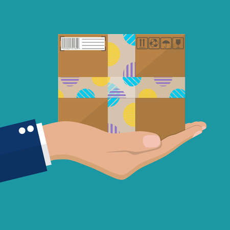 Delivery service concept.のイラスト素材