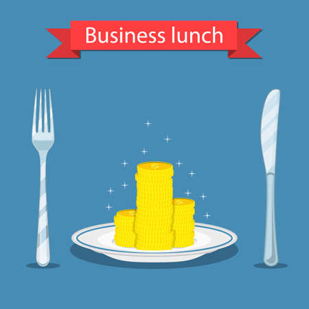 Business lunch concept iの写真素材