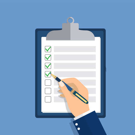 Agenda list icon.のイラスト素材