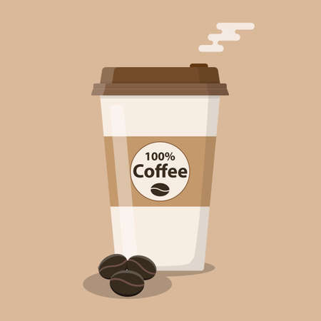 Coffee cup icon.のイラスト素材