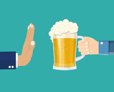 Man offers to drinkのイラスト素材