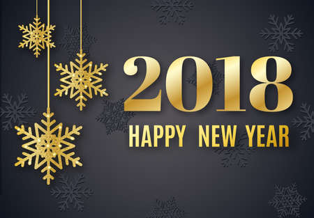 2018 New Year background
