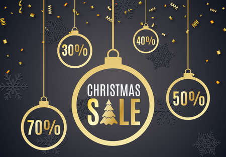 Poster for Christmas Saleの写真素材