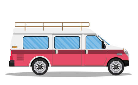 travel van icon.のイラスト素材