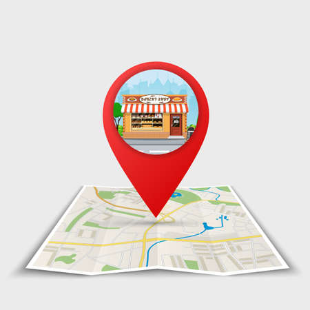 The best location bakery.のイラスト素材