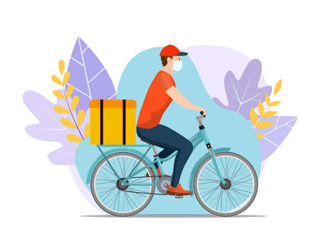 Online Delivery Service concept.のイラスト素材