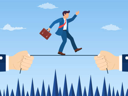 Business risk concept.のイラスト素材