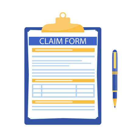 clipboard with penのイラスト素材