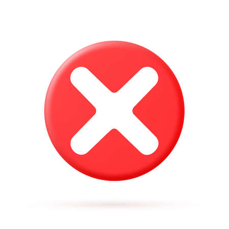 Cancel cross iconのイラスト素材