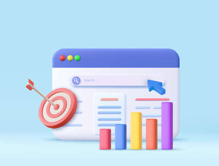 3d Business strategy concept.のイラスト素材