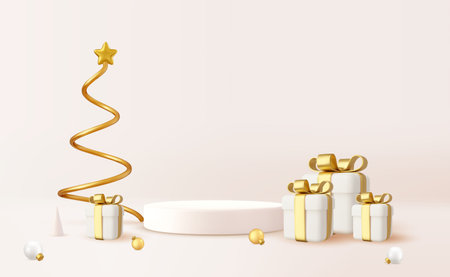 3d christmas design,のイラスト素材