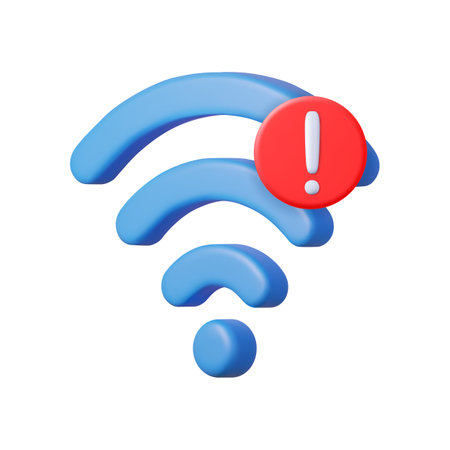 3d WiFi symbol