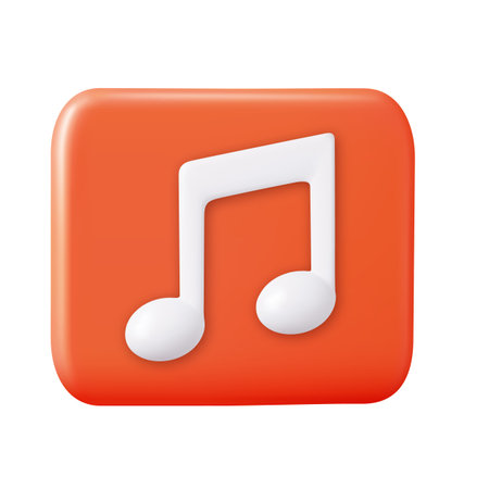 3d Note symbol icon.のイラスト素材