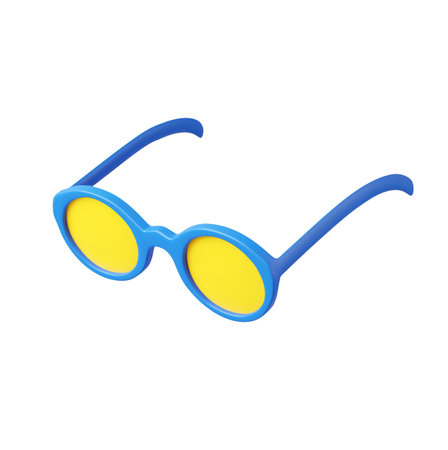 3d sunglasses icon.のイラスト素材
