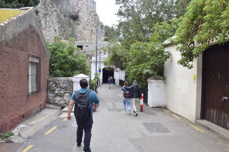 Gibraltar, United Kingdom - 07 november 2019: street photo of Gibraltar downtown. Gibraltar. British Overseas Territory. UKのeditorial素材