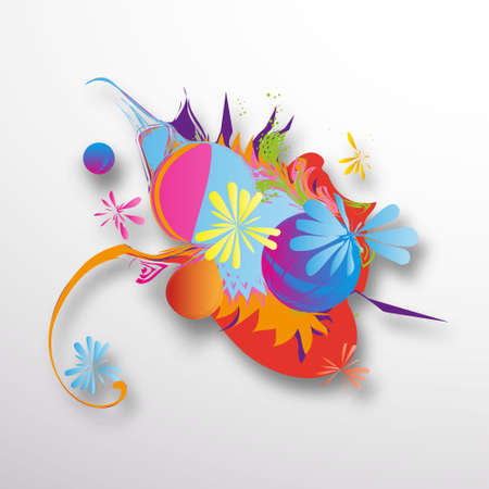 Something Colorful Abstract Digital Artのイラスト素材