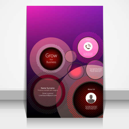 Flyer Design - Businessのイラスト素材