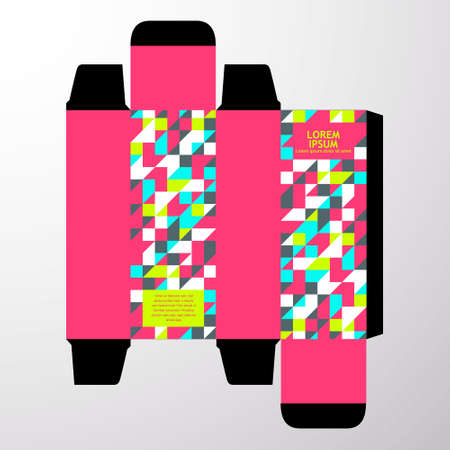 perfume box designのイラスト素材