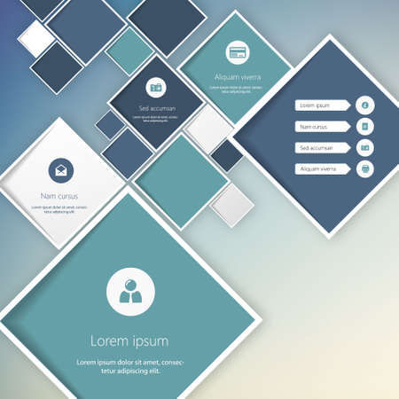Modern Design template / can be used for infographics /のイラスト素材