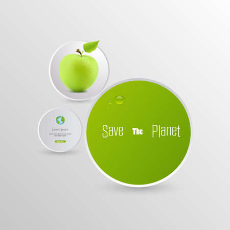 Abstract Eco Illustration Designのイラスト素材