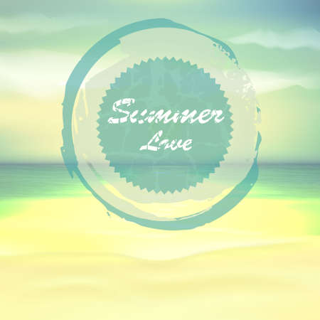 summer backgroundのイラスト素材