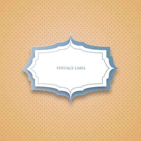 Vintage label Vector Designのイラスト素材