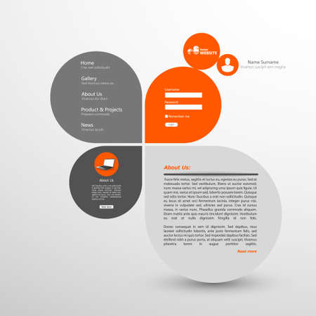 Abstract Web Designのイラスト素材