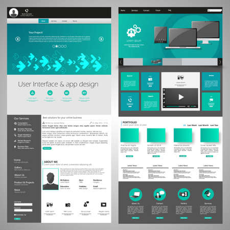 Great Website elements pack #3のイラスト素材