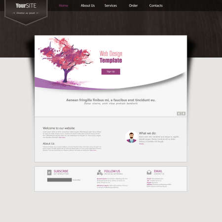Template for websiteのイラスト素材