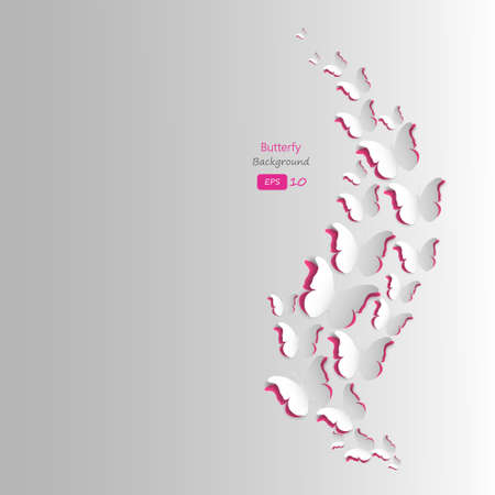 butterflies designのイラスト素材