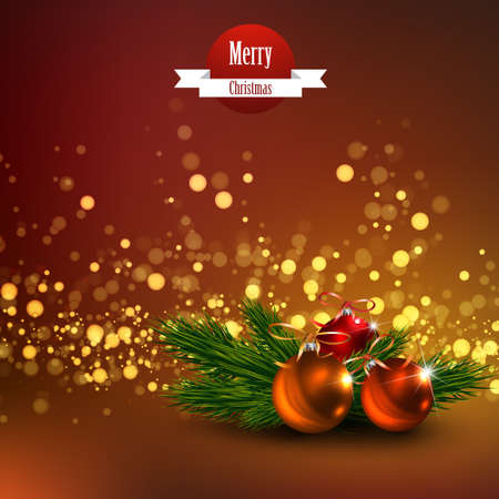 Beautiful Vector Christmas backgroundのイラスト素材