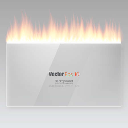 Burning border.のイラスト素材
