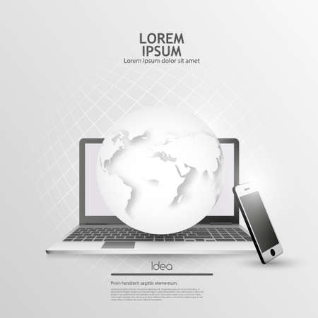 Cloud Computing Conceptのイラスト素材