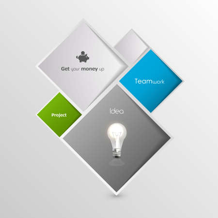 Infographics/ business structure Designのイラスト素材
