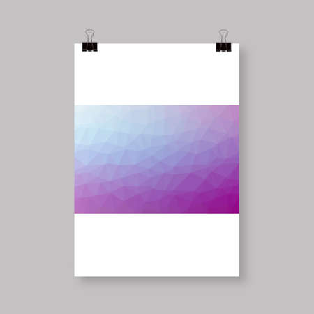 Brochure Cover or Flyer Design Abstract polygonal background,vectorのイラスト素材