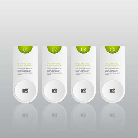 Text box design element. Vector.のイラスト素材