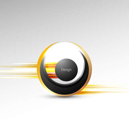 Vector abstract circles frame.のイラスト素材