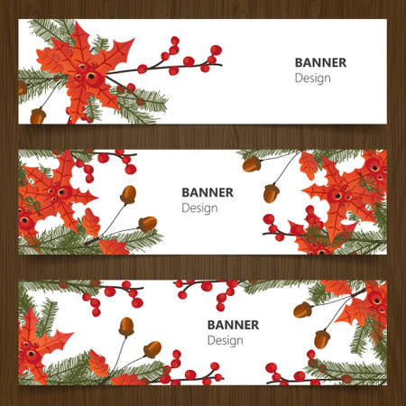 Background of autumn leaves in shape for greeting cards.のイラスト素材