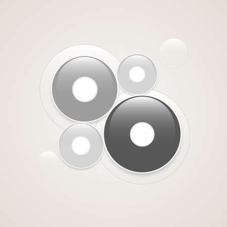 Circle Modern Design template can be Used for infographics banners numbered horizontal lines cutout graphic or website layout vectorのイラスト素材