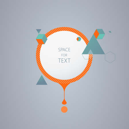 Abstract geometric background with space for your text.のイラスト素材