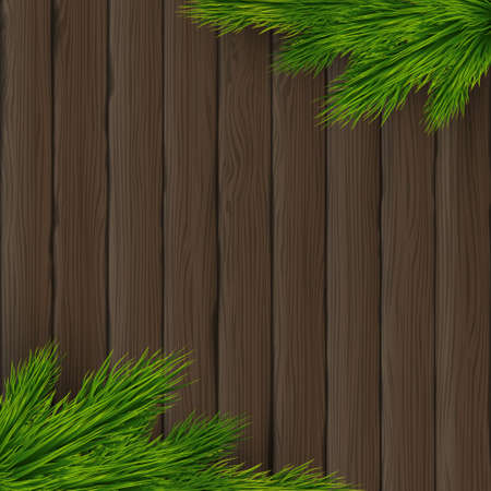 Christmas background on the old wooden rustic table not TRACのイラスト素材