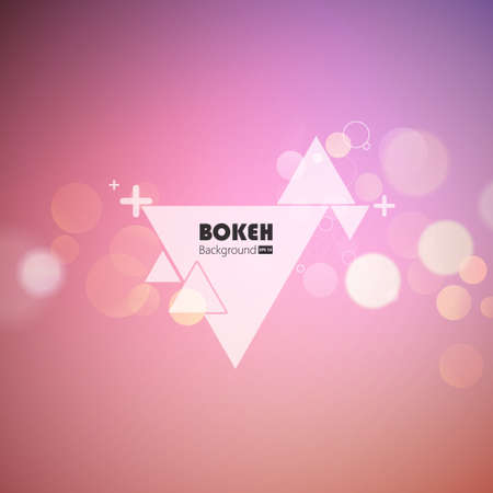 Colorful bokeh background. Vector illustrationのイラスト素材