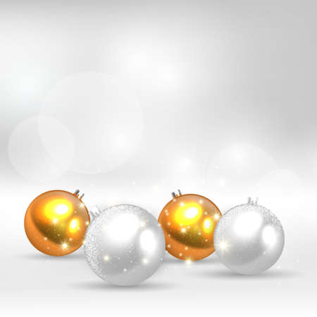 Background with Christmas balls.  のイラスト素材