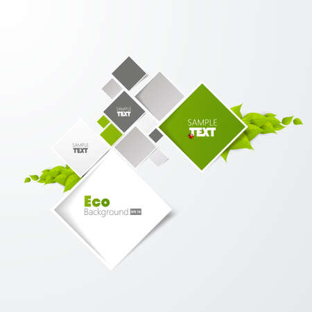 green abstract web designのイラスト素材