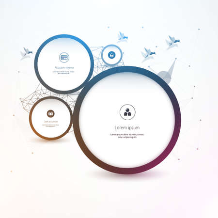 Colorful abstract background, with space for your text.のイラスト素材