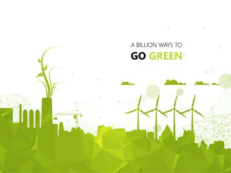 Eco vector designのイラスト素材