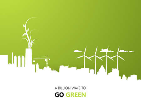 Eco vector designのイラスト素材