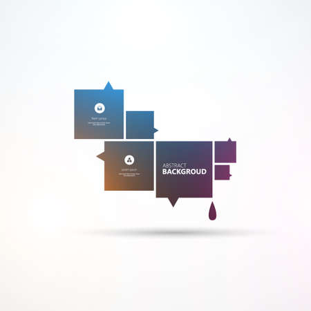 Colorful abstract background, with space for your text.のイラスト素材