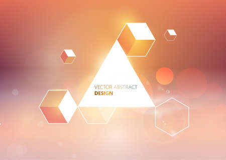 Triangles abstract backgroundのイラスト素材