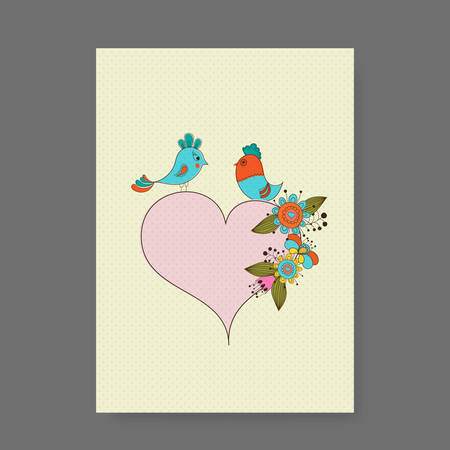Vintage Greetings / Wedding card design vectorのイラスト素材
